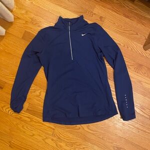 Blue Nike Dry Fit Running Long Sleeve